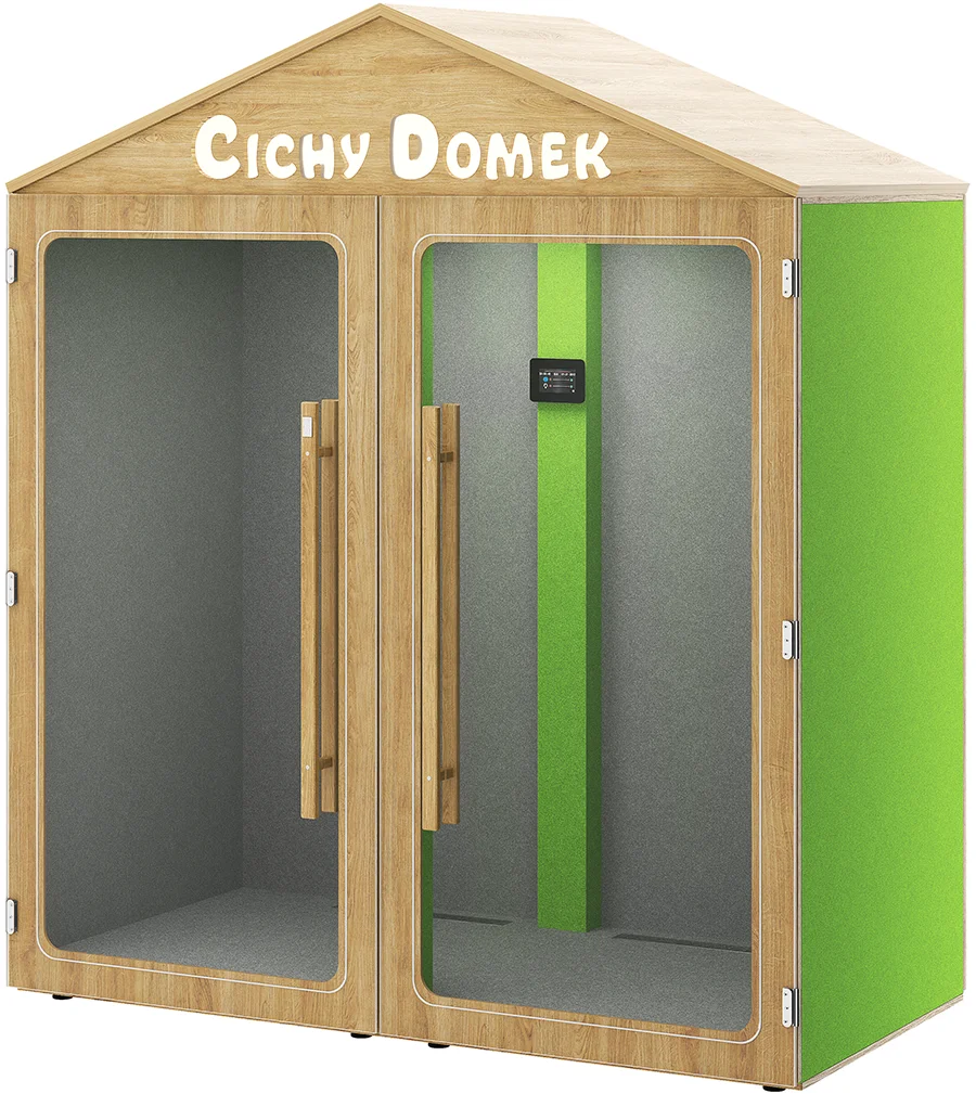 Cichy Domek HIDE w wersji Open — wnętrze bez wyposażenia, do samodzielnej aranżacji