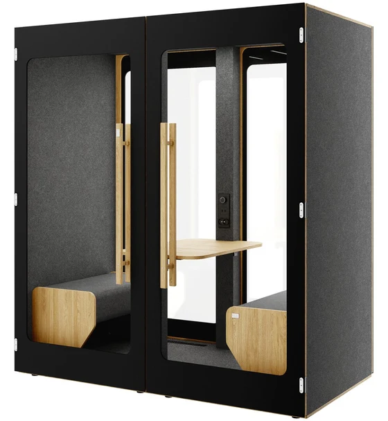 HIDE H2 Glas Schwarz